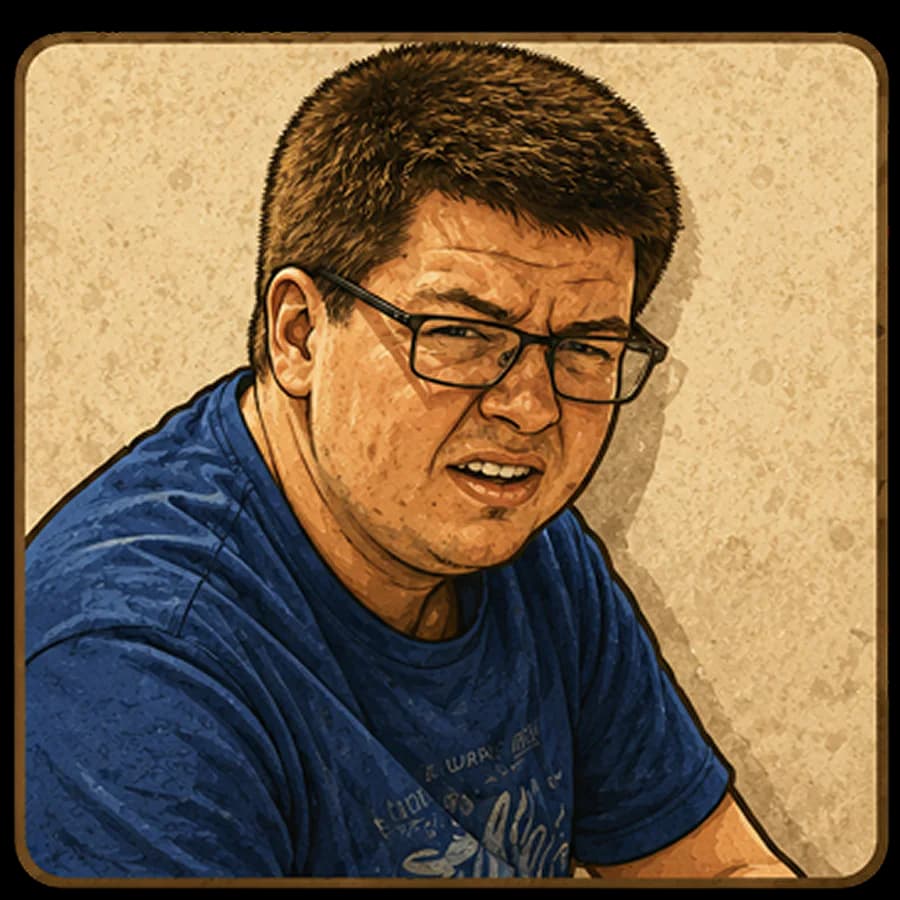 Illustrated portrait of Kevin